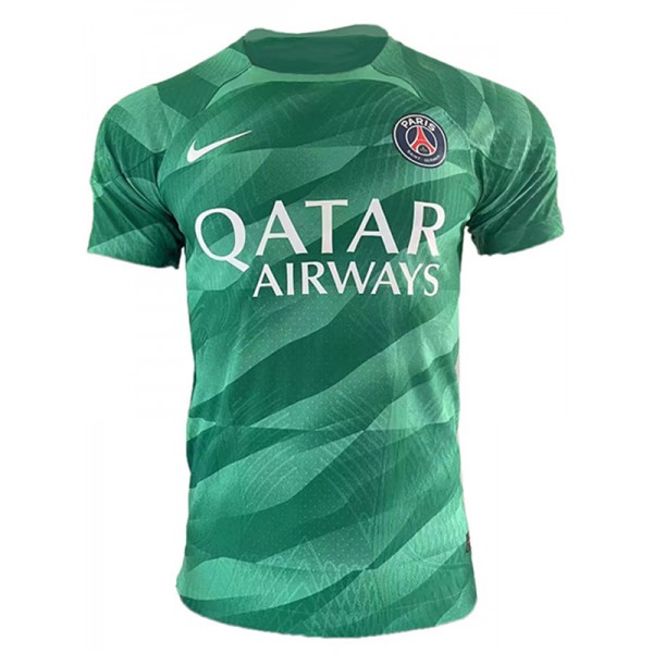 Paris saint germain goalkeeper jersey soccer uniform PSG green player version kit men's football top sports shirt 2023-2024